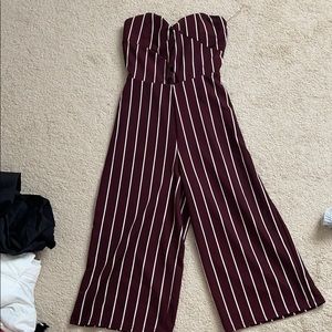Burgundy Jumpsuit